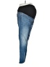 Isabel Maternity Color Block Blue Jeans Size 8 - photo 4