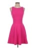 Aqua Solid Pink Cocktail Dress Size S - photo 1