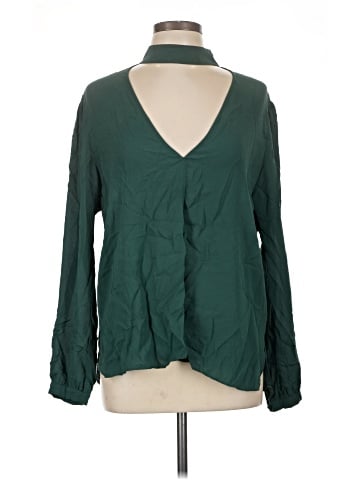 A.L.C. Long Sleeve Silk Top (view 1)