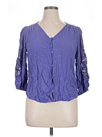 Market and Spruce 3/4 Sleeve Blouse (view 1)
