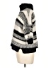 Derek Lam Stripes Black Poncho Size 10 - photo 5