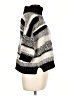 Derek Lam Stripes Black Poncho Size 10 - photo 4