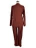 Storq Solid Brown Jumpsuit Size 3X - photo 2