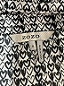 Zozo 100% Polyester Hearts Silver 3/4 Sleeve Blouse Size S - photo 7
