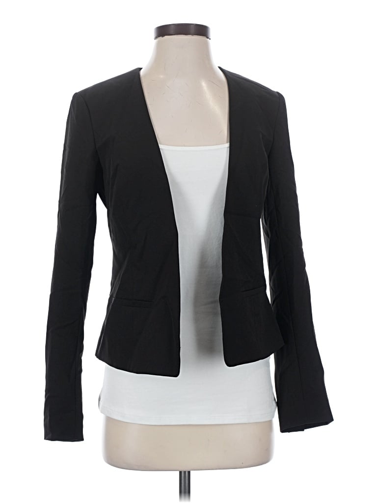Pre-owned Halogen Blazer Jacket In Black