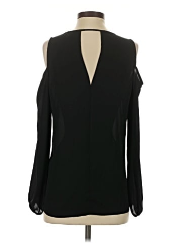 Aqua Long Sleeve Blouse (view 2)