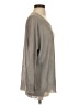 Pure Amici 100% Linen Metallic Silver Pullover Sweater Size S - photo 4