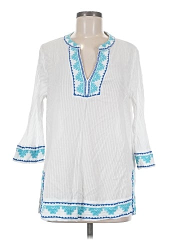 Sigrid Olsen 3/4 Sleeve Blouse (view 1)