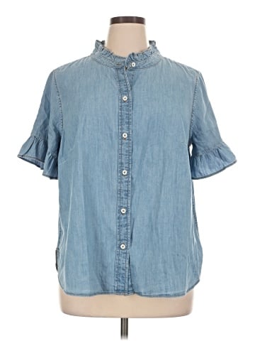 Talbots Short Sleeve Blouse (view 1)