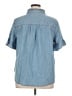 Talbots 100% Cotton Blue Short Sleeve Blouse Size 1X - photo 2