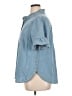 Talbots 100% Cotton Blue Short Sleeve Blouse Size 1X - photo 5