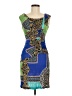 ETRO Graphic Blue Cocktail Dress Size EU (IT) 44 / US 8 - photo 1