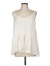 HD in Paris Ivory Sleeveless Blouse Size L - photo 1