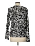 Tahari Silver Long Sleeve Blouse Size L - photo 2