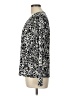 Tahari Silver Long Sleeve Blouse Size L - photo 5