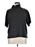 LNA 100% Cotton Black Short Sleeve Turtleneck Size XL - photo 1