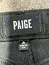 Paige Solid Black Denim Shorts Size 25 waist - photo 3