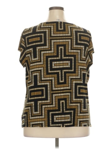 Worthington Short Sleeve Blouse (view 2)