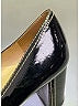 Prada 100% Leather Black Patent Leather Pumps Size EU 38 - photo 7