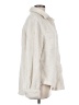 Dylan 100% Polyester Ivory Faux Fur Jacket Size M - photo 4