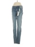 STUDIO BLUE Stripes Blue Jeans Size 26 waist - photo 1