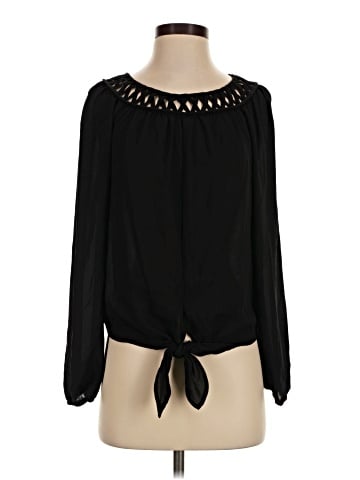 XOXO Long Sleeve Blouse (view 1)