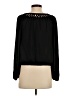 XOXO 100% Polyester Black Long Sleeve Blouse Size S - photo 2