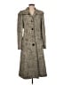 Anne Klein 100% Polyester Gray Coat Size 8 - photo 1