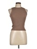 Aura Brown Sleeveless Top Size L - photo 1