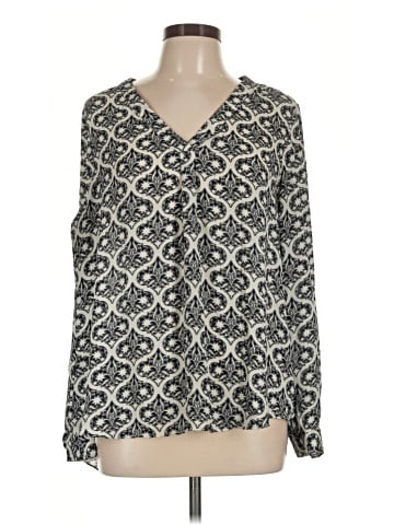 Rose + Olive Long Sleeve Blouse (view 1)