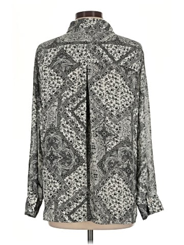 Rose + Olive Long Sleeve Blouse (view 2)
