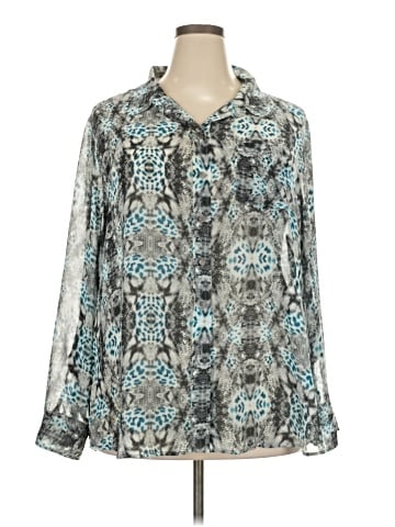 TWO by Vince Camuto Long Sleeve Blouse (view 1)