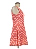 No Boundaries Chevron-herringbone Orange Casual Dress Size L - photo 4