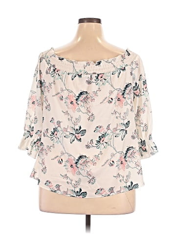 Ava & Aiden 3/4 Sleeve Blouse (view 2)