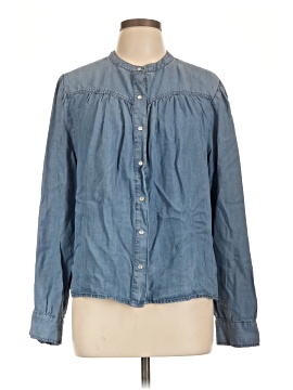 Evereve Long Sleeve Button-Down Shirt (view 1)