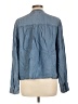Evereve 100% Lyocell Blue Long Sleeve Button-Down Shirt Size L - photo 2