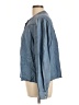 Evereve 100% Lyocell Blue Long Sleeve Button-Down Shirt Size L - photo 5