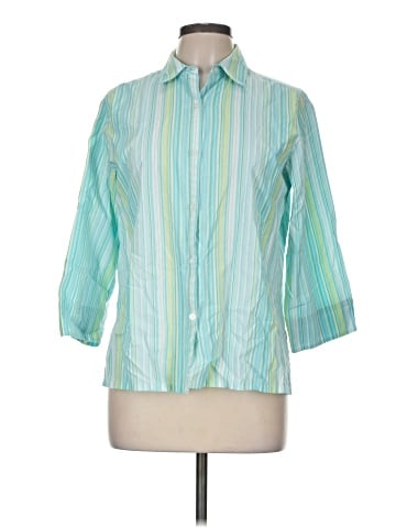 Studio Works 3/4 Sleeve Button-Down Shirt (view 1)