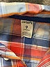 Carter's 100% Cotton Plaid Orange Short Sleeve Button-Down Shirt 6-9 MO / 9 MO - photo 3