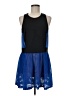 lucy Color Block Stripes Solid Blue Active Dress Size M (estimated) - photo 1