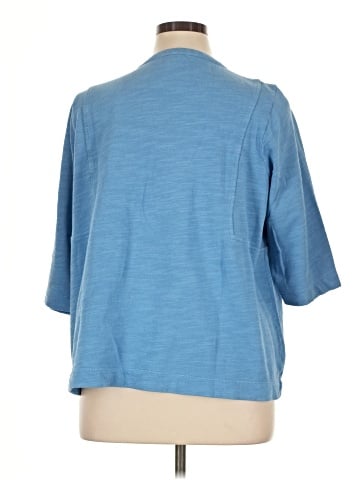 Purejill 3/4 Sleeve Button-Down Shirt (view 2)
