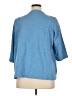 Purejill Blue 3/4 Sleeve Button-Down Shirt Size XL - photo 2