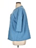 Purejill Blue 3/4 Sleeve Button-Down Shirt Size XL - photo 5