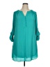 Daniel Rainn 100% Polyester Solid Teal Casual Dress Size XL - photo 1
