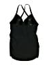 Pink Blush 100% Polyester Solid Black One Piece Swimsuit Size M - photo 2