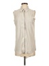 Athleta Ivory Sleeveless Button-Down Shirt Size S - photo 1