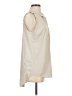 Athleta Ivory Sleeveless Button-Down Shirt Size S - photo 4