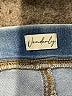 wonderly Solid Blue Jeans Size 18 - photo 4