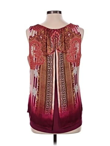 Rose + Olive Sleeveless Blouse (view 2)