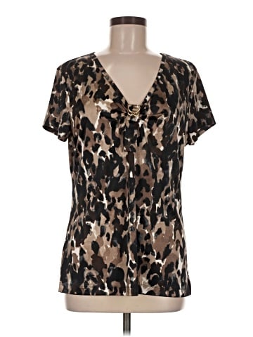 Dana Buchman Short Sleeve Blouse (view 1)